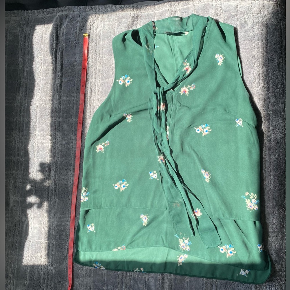 Green blouse